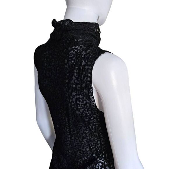 giorgio armani mesh cutout fitted blouse - Picture 5 of 7